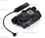 PEQ-15 With Green Laser White LED Illuminator Black